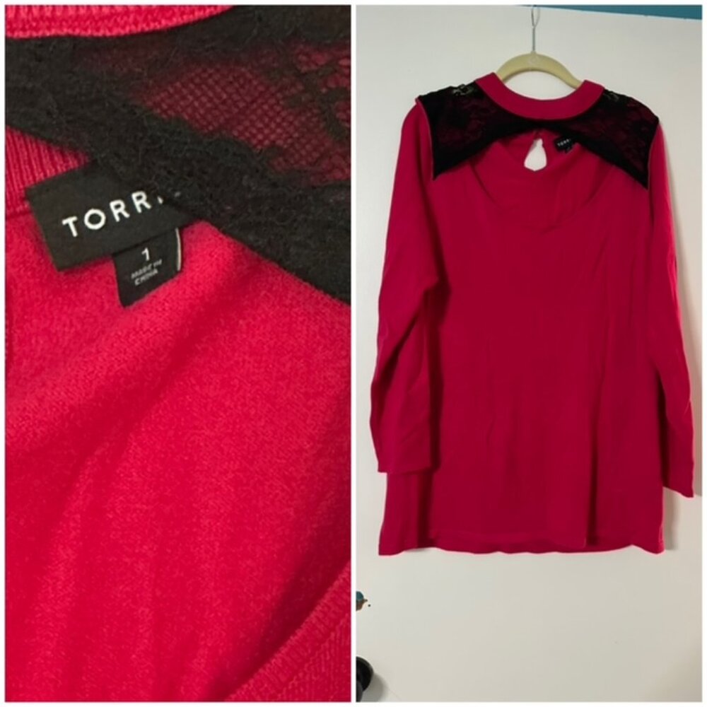 Pink Torrid Sweater Long Sleeve